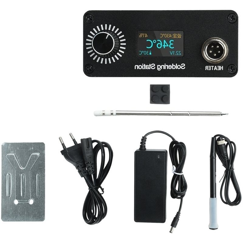 T12 Soldering Station Oled - 【A56X】Estação de Solda Digital Portátil Mini