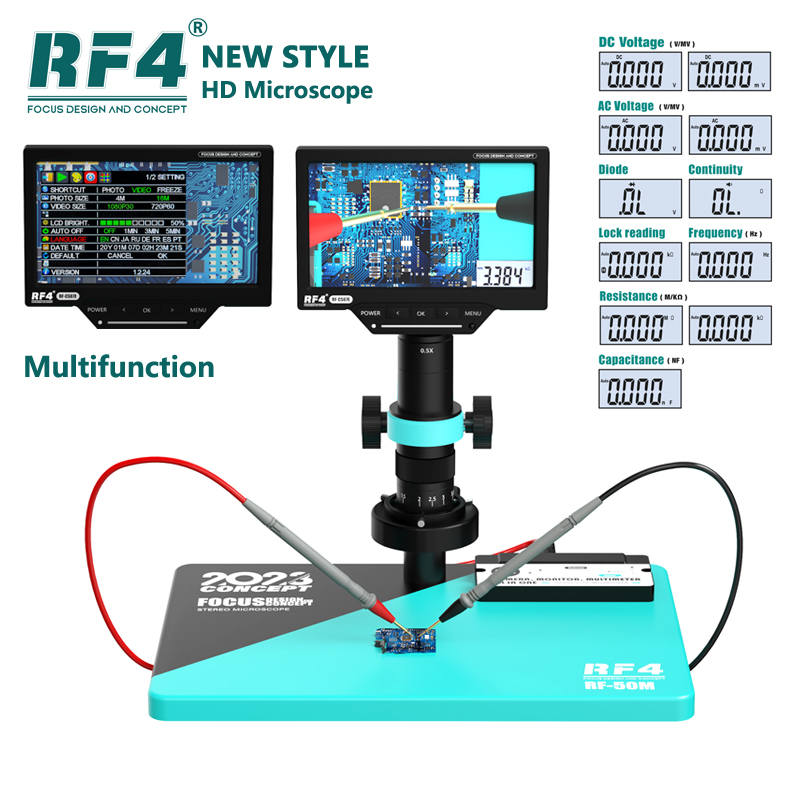 Simul-Focal Industrial Microscope 4K Hdmi - 1080p 4k hdmi usb industrial câmera