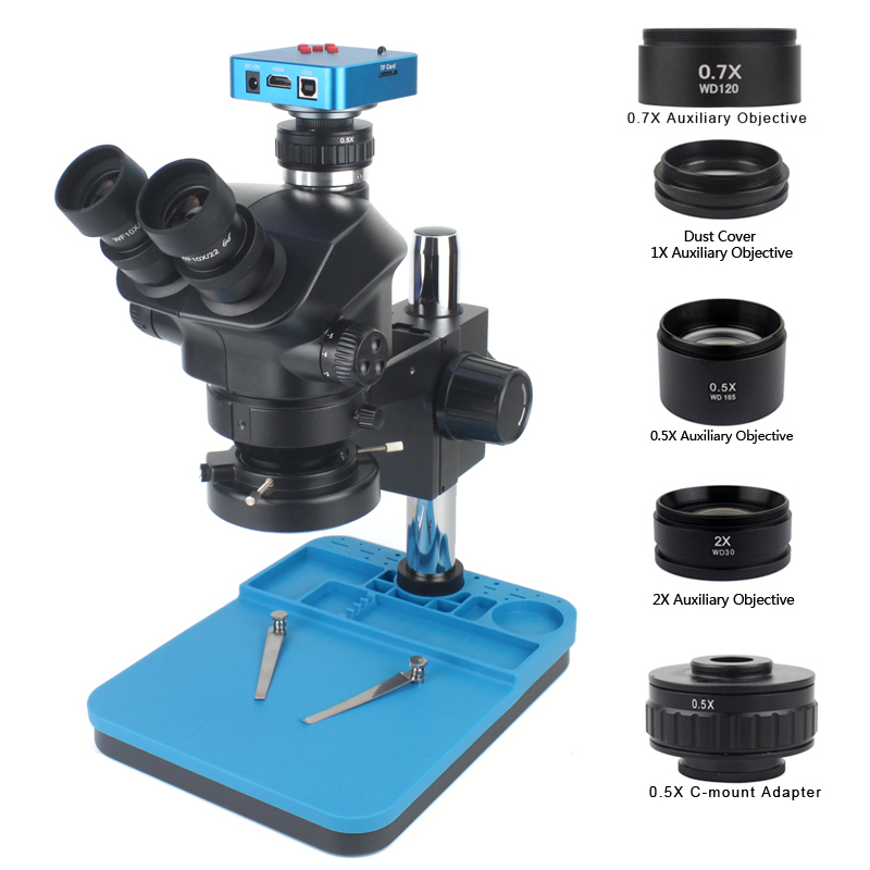 Simul-Focal Industrial Microscope 4K Hdmi - Câmera de Vídeo 1080P 48MP 2K