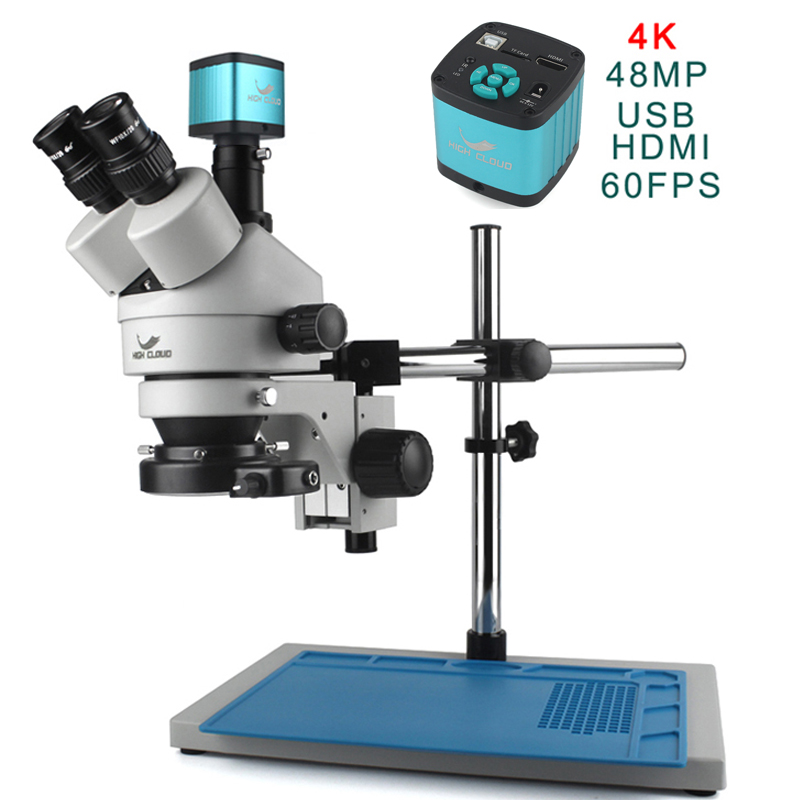 Simul-Focal Industrial Microscope 4K Hdmi - Conjunto de câmera hdmi 4k 48mp,