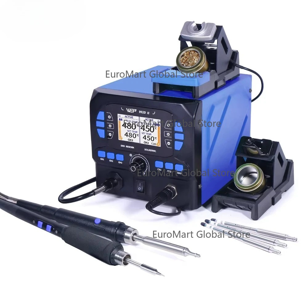 C210 Precision Soldering Station - Estação de retrabalho com ferro de