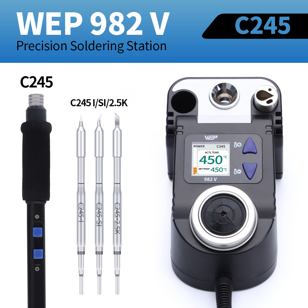 C210 Precision Soldering Station - Kit de Ferro de Solda de