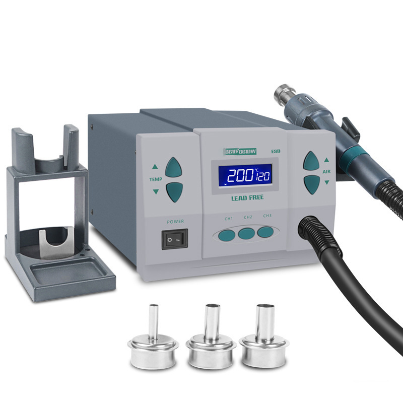 Hot Air Rework Station 861Dw - 1000W220/110V 861DW HeatGun Estação de solda