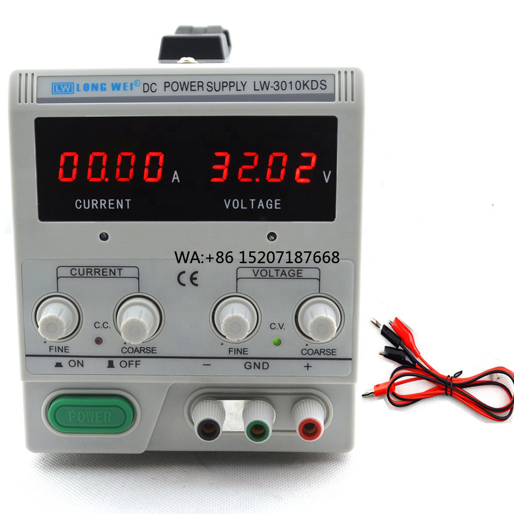 High Precision Dc Power Supply 30V 10A - Fonte de alimentação regulada por CC