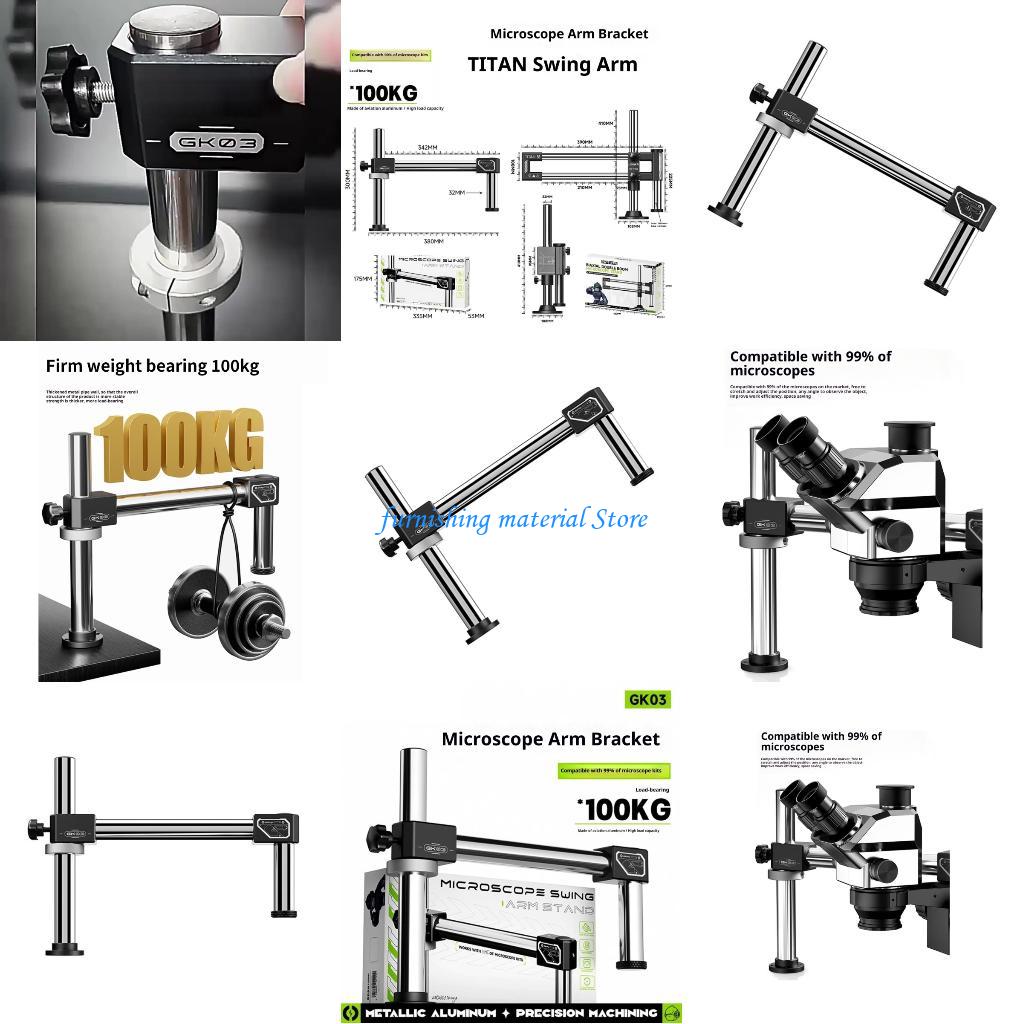 Articulating Arm Boom Stand Microscope - Bancadas trabalho industriais completo do braço