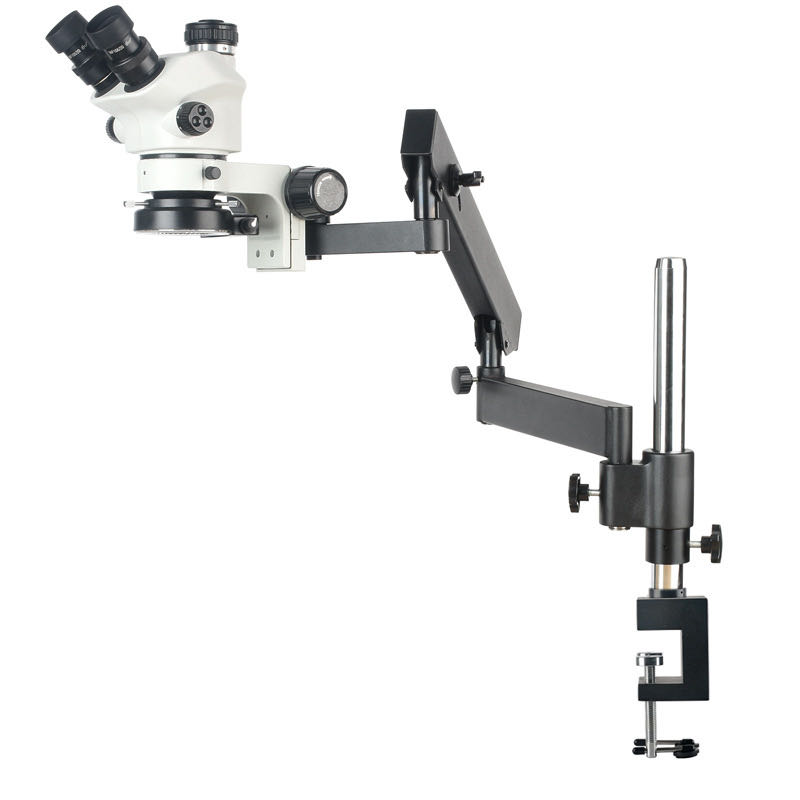 Articulating Arm Boom Stand Microscope - Braço articulado flexível, suporte de lança