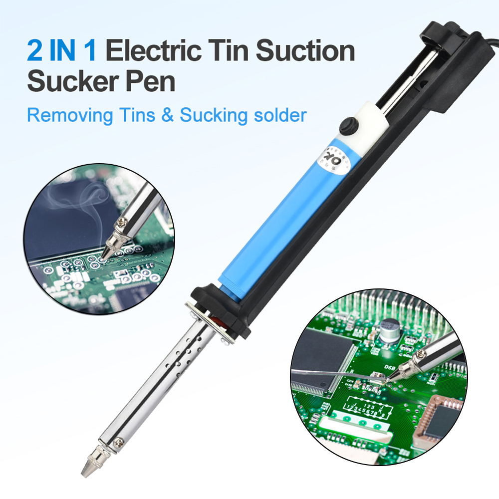 Desoldering Pump Electric Vacuum Station - Máquina de desoldagem elétrica ac 110v/220v,