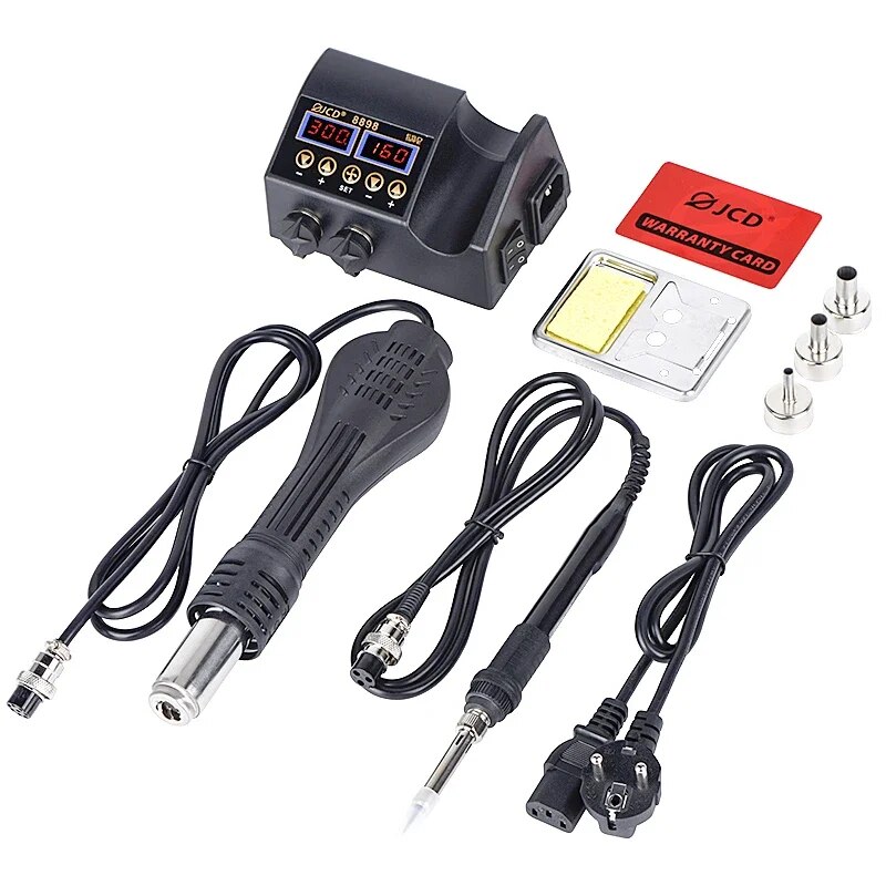 Jcd 2 em 1 750w estação de sol - 2 In 1 Soldering Rework Station 750W avaliação e preço