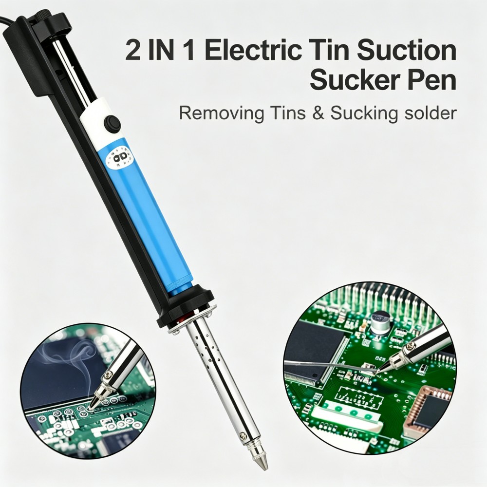 Ferro de Solda Elétrico AC 220 - Desoldering Pump Electric Vacuum Station avaliação e preço