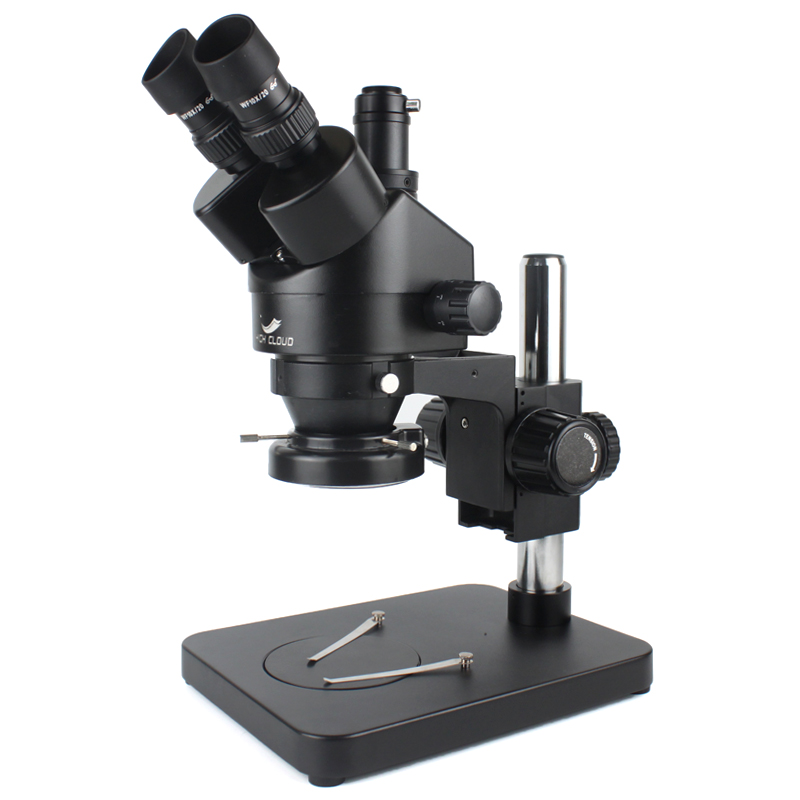 Laboratório de reparo de solda - Trinocular Stereo Microscope 7X-45X avaliação e preço