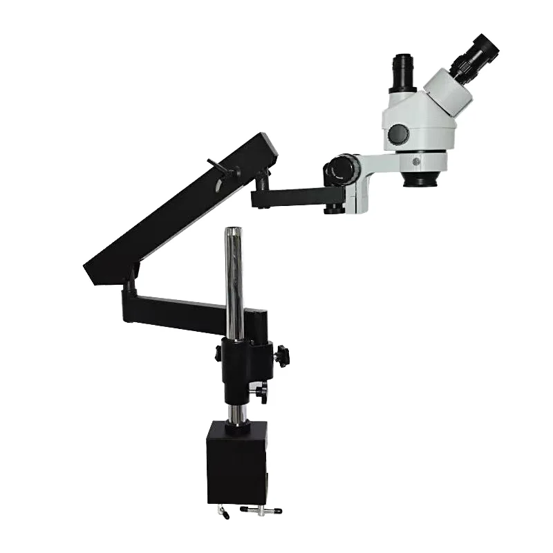 Braço articulado móvel flexíve - Articulating Arm Boom Stand Microscope avaliação e preço