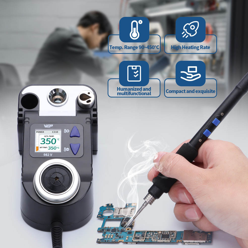 Kit de Ferro de Solda de Preci - C210 Precision Soldering Station avaliação e preço