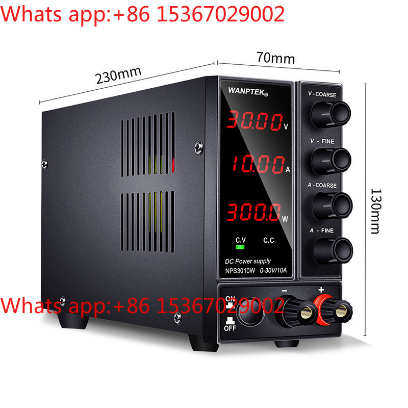 Fonte de Alimentação DC Ajustá - High Precision Dc Power Supply 30V 10A avaliação e preço
