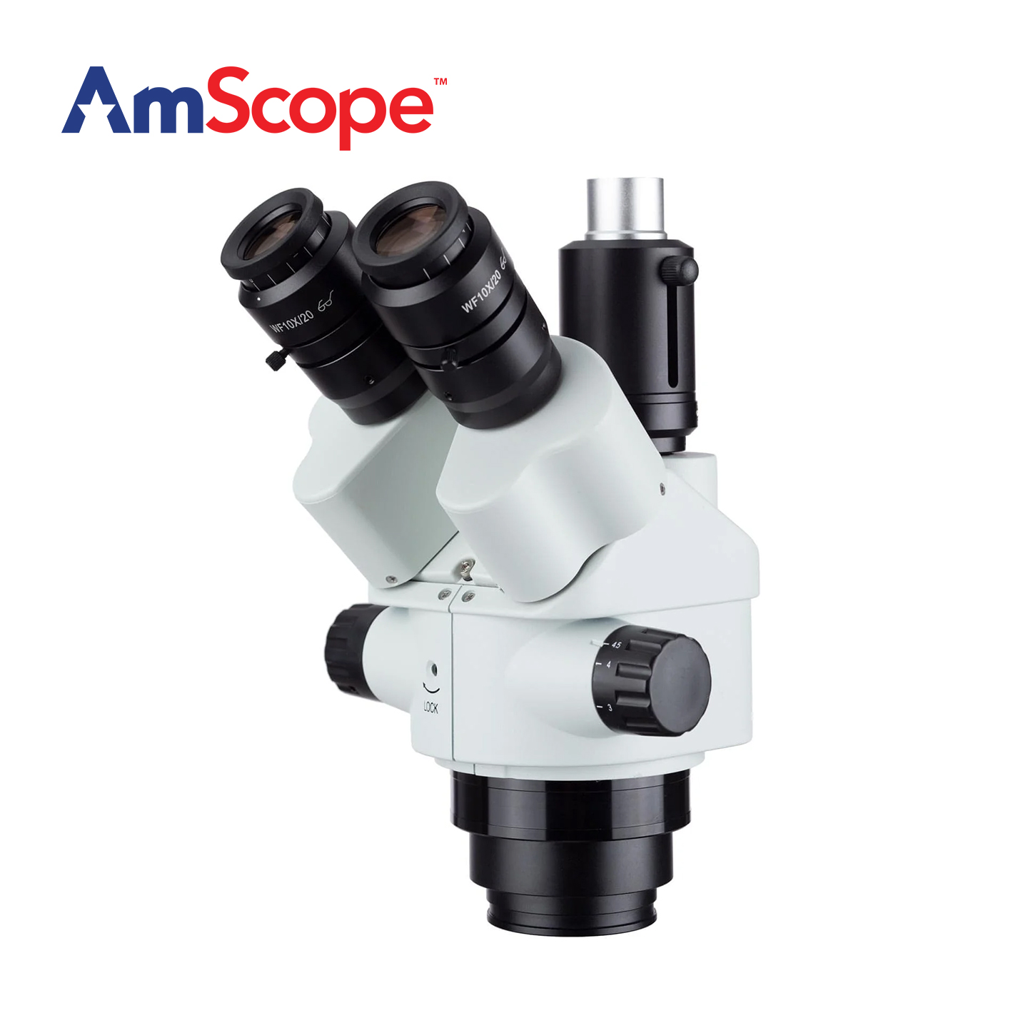 Cabeçote de Microscópio Estére - Trinocular Stereo Microscope 7X-45X avaliação e preço