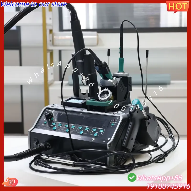 Estação de Solda 5 em 1 YIHUA- - Desoldering Pump Electric Vacuum Station avaliação e preço