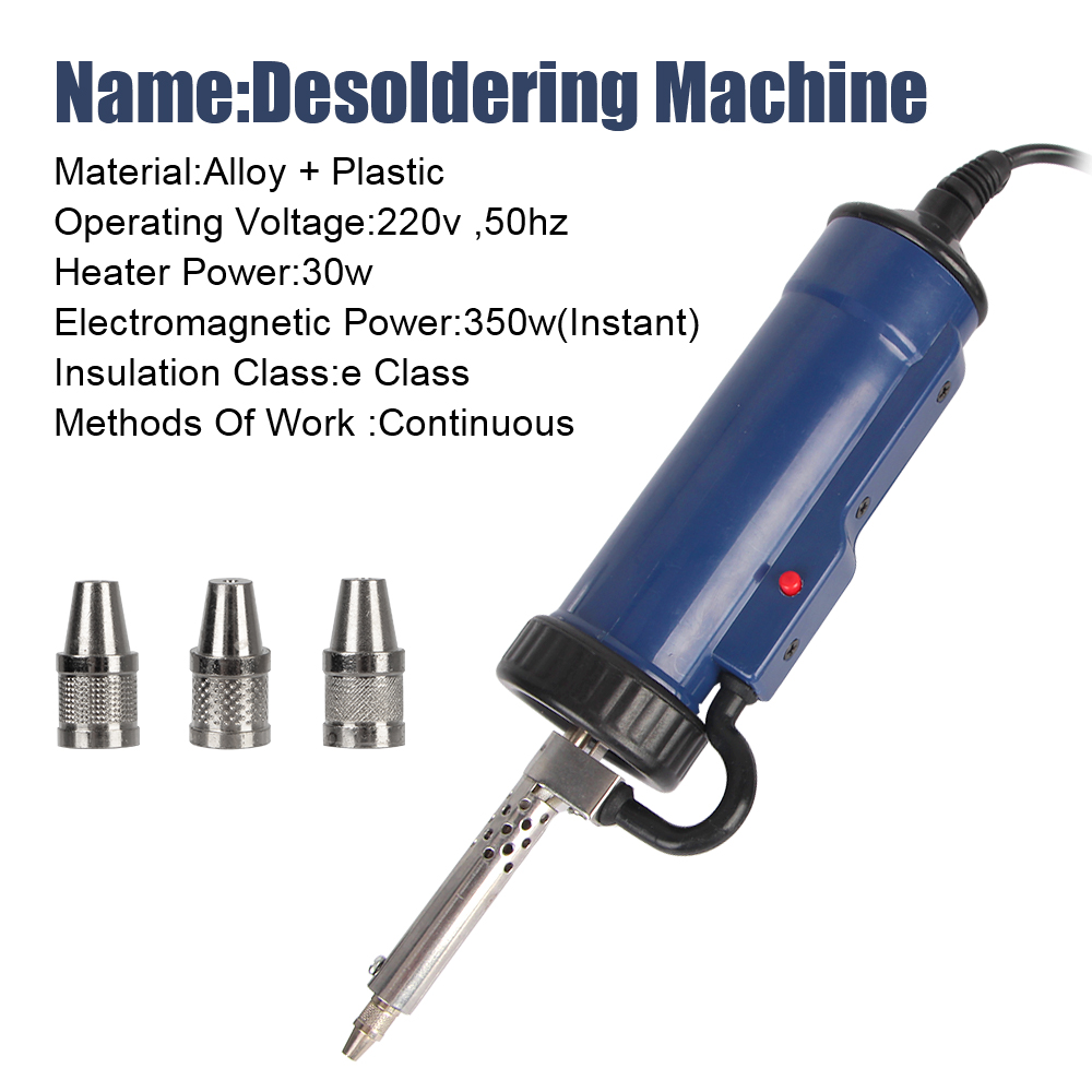 Ventosa de lata a vácuo com 3  - Desoldering Pump Electric Vacuum Station avaliação e preço