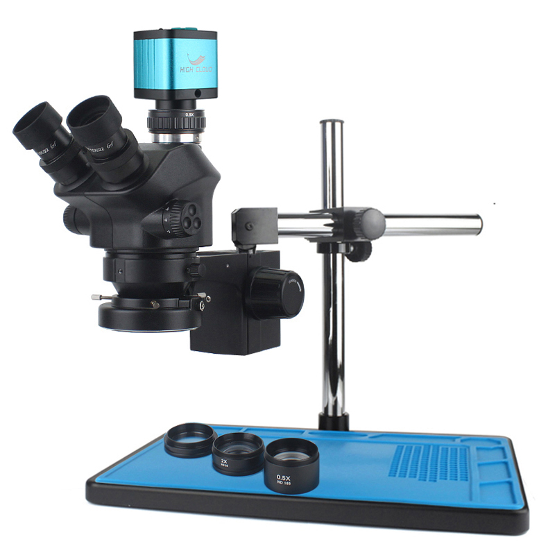Microscópio Trinocular Estéreo - Simul-Focal Industrial Microscope 4K Hdmi avaliação e preço