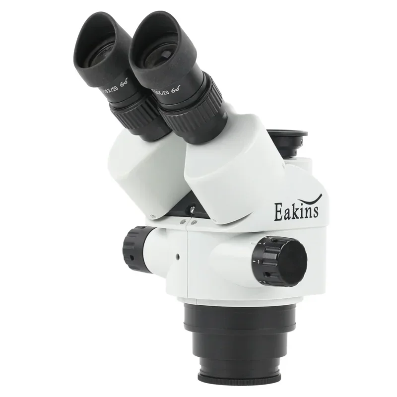 Microscópio trinocular simul-f - Trinocular Stereo Microscope 7X-45X avaliação e preço