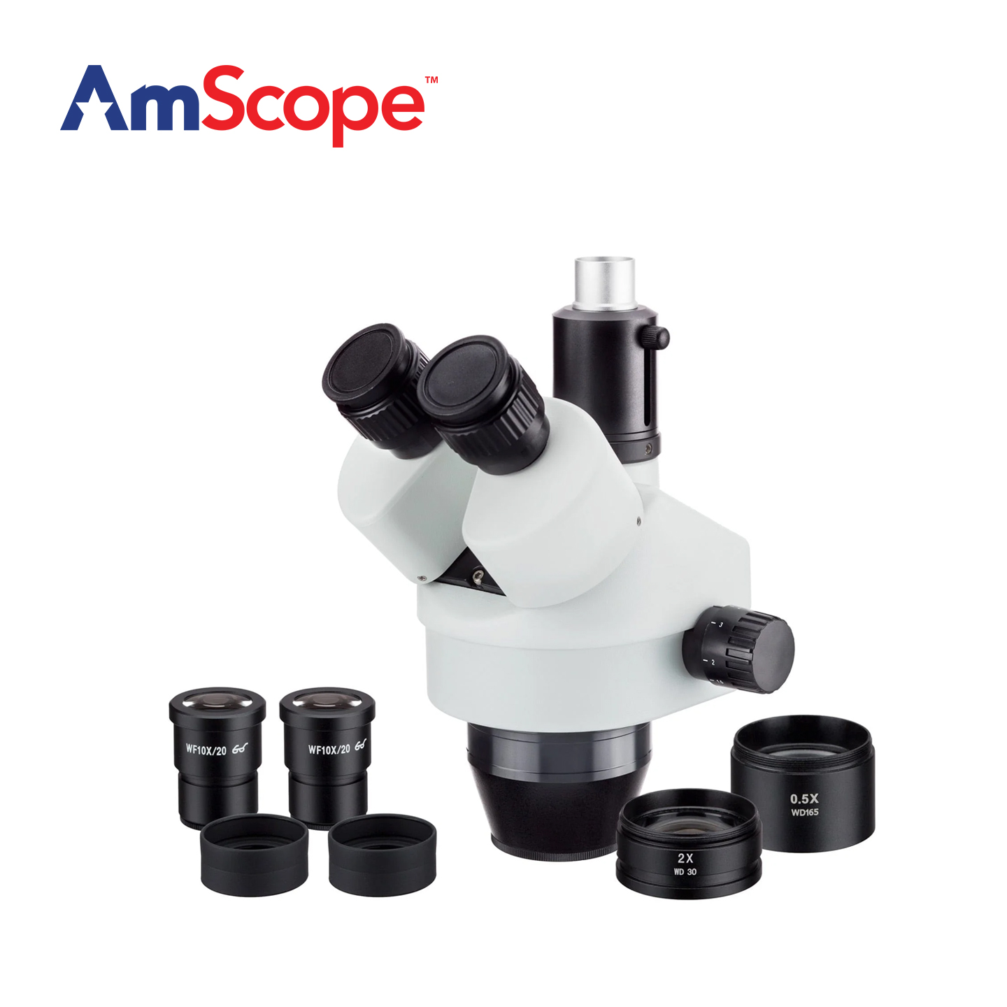 Microscópio Estéreo Trinocular - Trinocular Stereo Microscope 7X-45X avaliação e preço