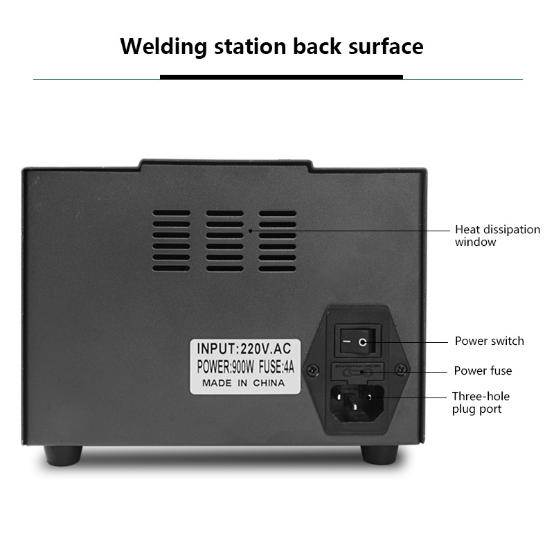 1000W220/110V 861DW HeatGun Es - Hot Air Rework Station 861Dw avaliação e preço