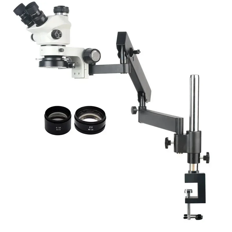Novo Microscópio Estéreo Trino - Articulating Arm Boom Stand Microscope avaliação e preço