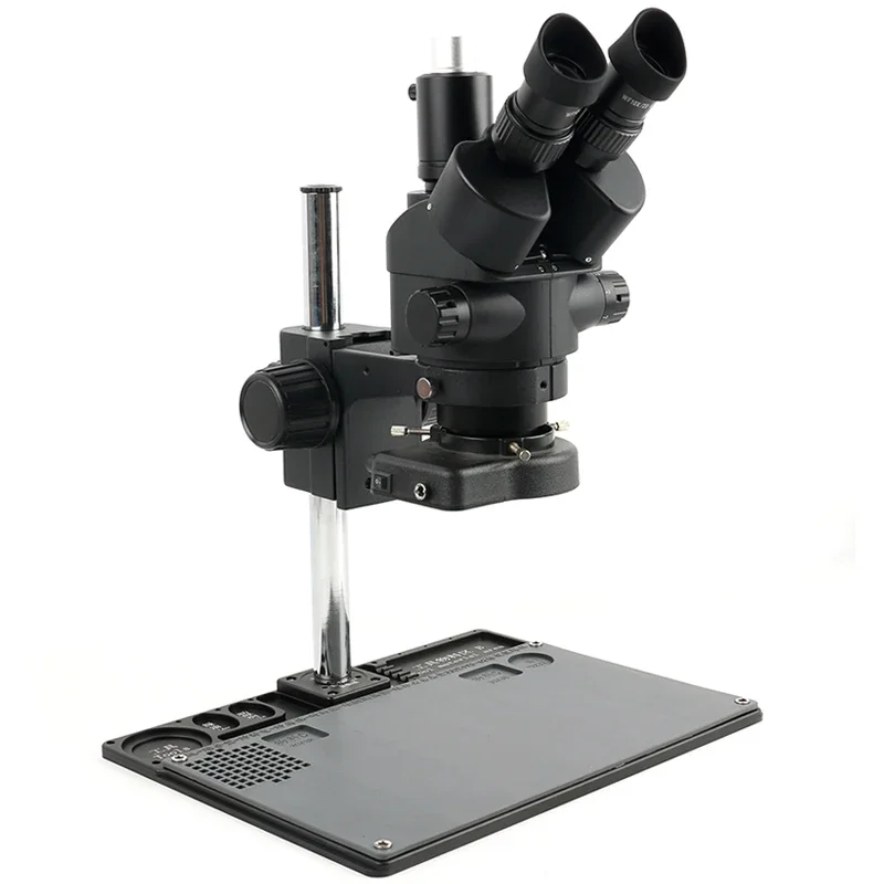 7x- 45x zoom industrial simul- - Trinocular Stereo Microscope 7X-45X avaliação e preço
