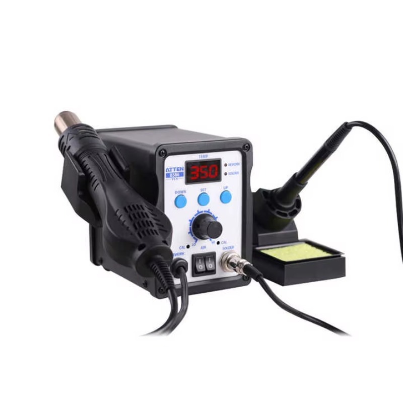 Estação de solda e retrabalho  - 2 In 1 Soldering Rework Station 750W avaliação e preço