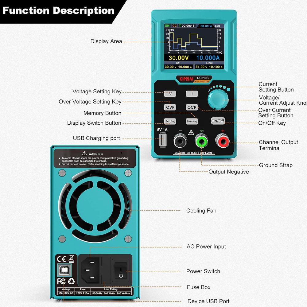 Fonte de alimentação DC, 0-30V - High Precision Dc Power Supply 30V 10A avaliação e preço