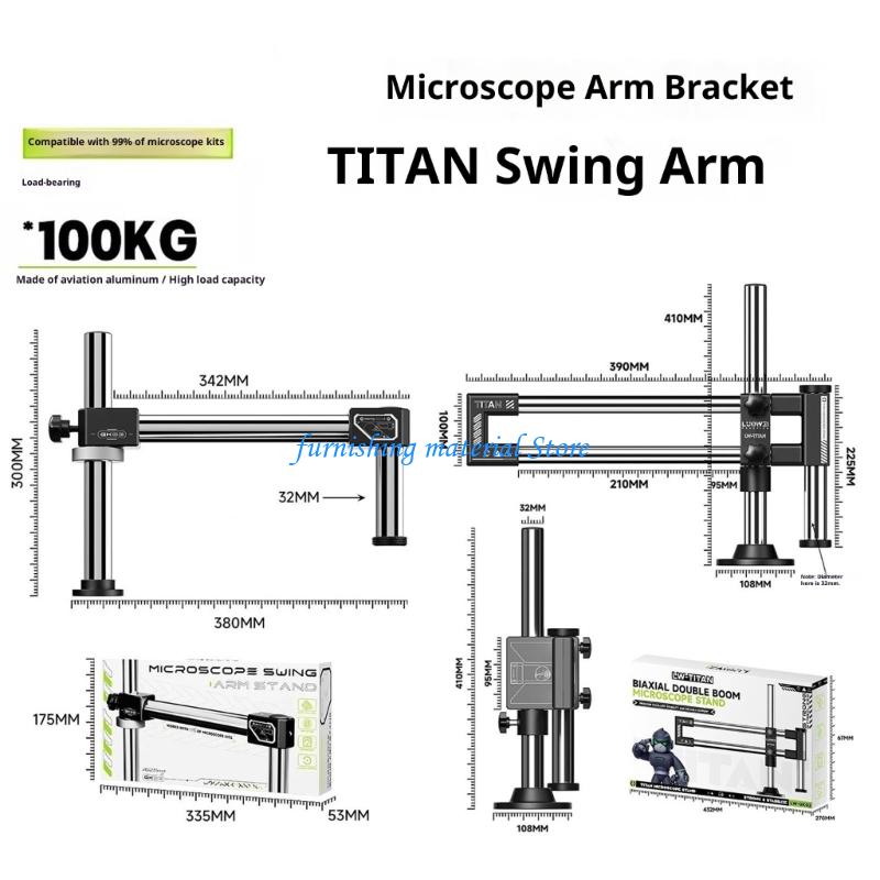 Bancadas trabalho industriais  - Articulating Arm Boom Stand Microscope avaliação e preço
