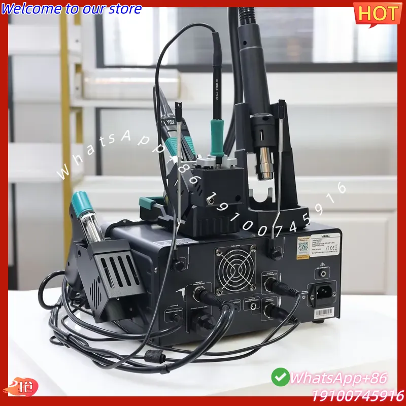 Estação de Solda 5 em 1 YIHUA- - Desoldering Pump Electric Vacuum Station avaliação e preço