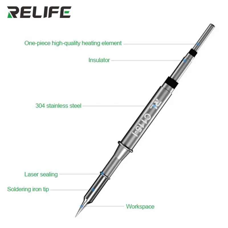 Relife C115-K/I/is nano-nível  - C115 Nano Soldering Iron Station avaliação e preço