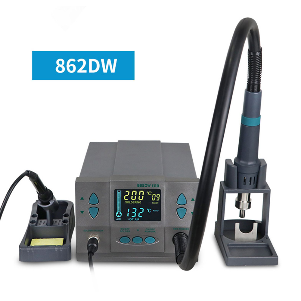 Estações de solda 1000W/1300W  - Hot Air Rework Station 861Dw avaliação e preço