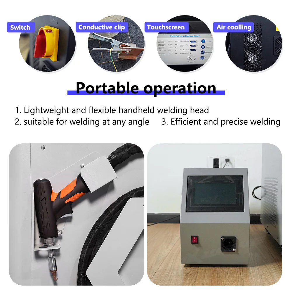 Máquina de solda a laser portá - Laser Soldering Machine Handheld avaliação e preço
