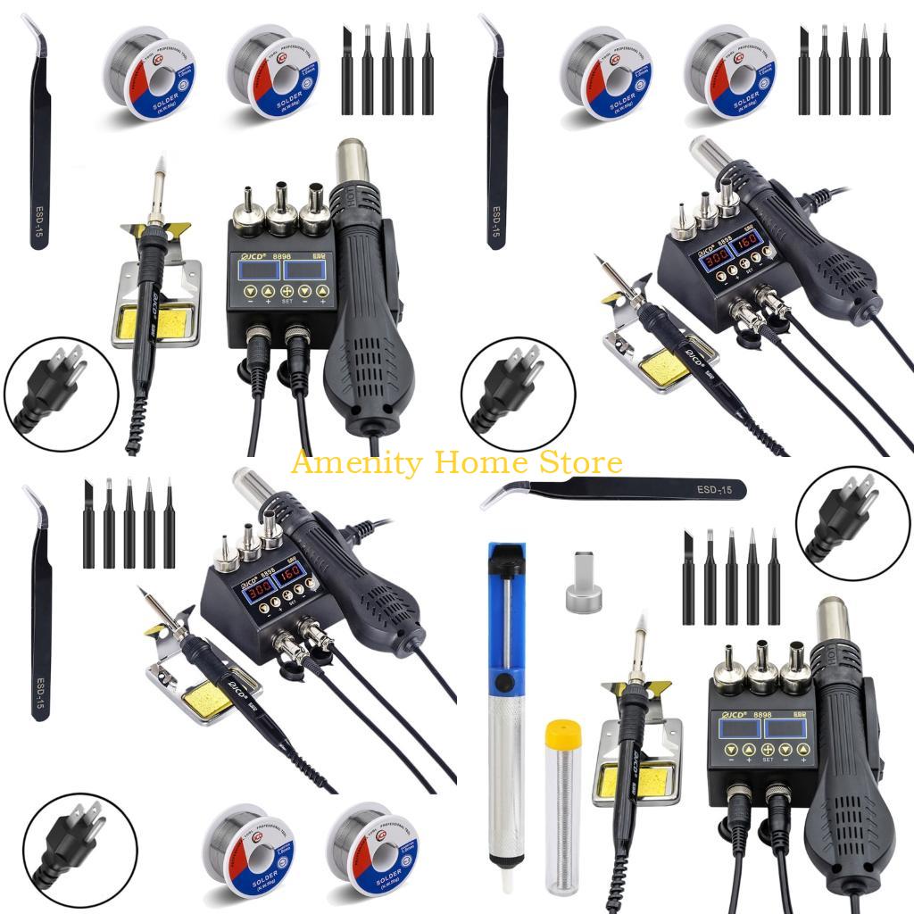 F26C 2 1 Ferro solda Estação s - 2 In 1 Soldering Rework Station 750W avaliação e preço