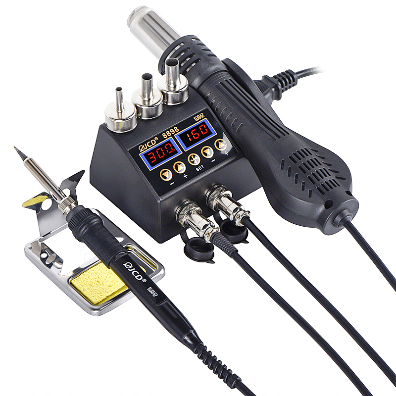 Estação de Soldagem JCD 2 em 1 - 2 In 1 Soldering Rework Station 750W avaliação e preço