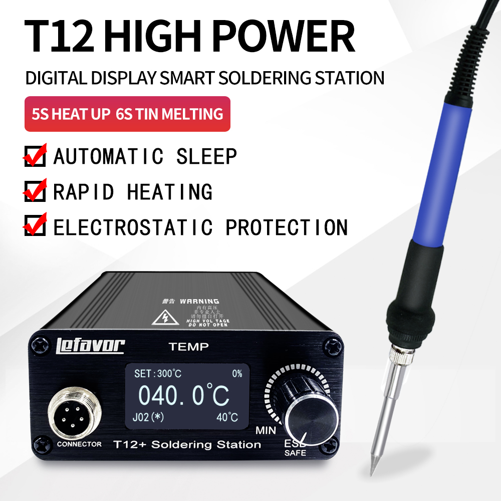 T12 + estação de solda ferro d - T12 Soldering Station Oled avaliação e preço